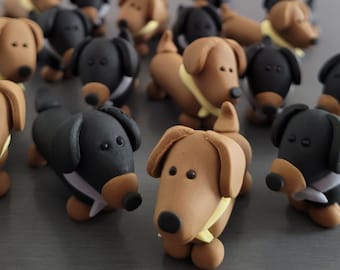 Fondant sausage dog sale