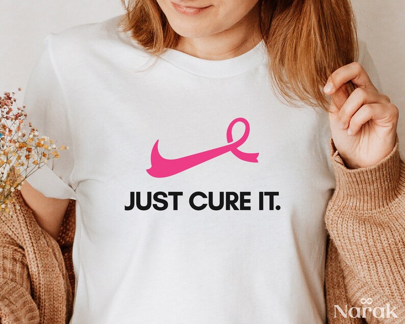 Just Cure It SVG PDF PNG Breast Cancer Svg Heal Cancer Svg - Etsy