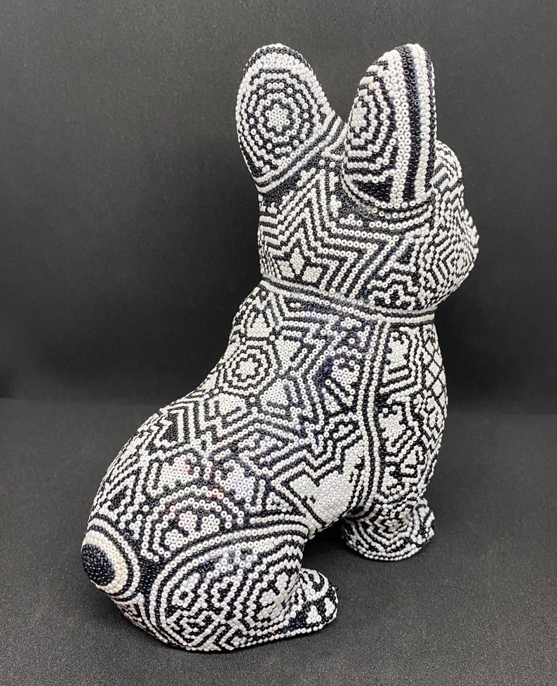 Huichol Beaded French Bulldog main image 1