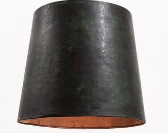 Palta Authentic Mexican Hammered Copper Lamp. Handmade lighting. Oxidized Copper Ceiling Light. Home Decor Hanging Lamp. Pendant Light.