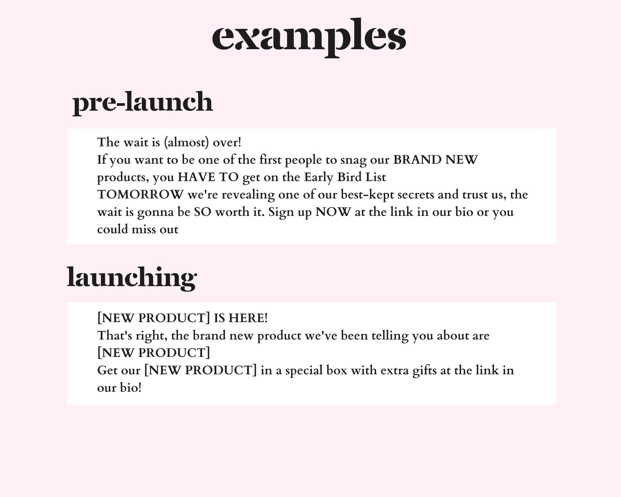 20 New Product Launch Instagram Captions Productbased Etsy