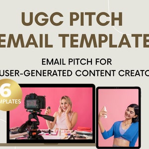 User-Generated Content Creator Pitch Email Template, Fashion Cosmetic Hotel Restaurant Collaboration, Brand Deal, Brand Outreach