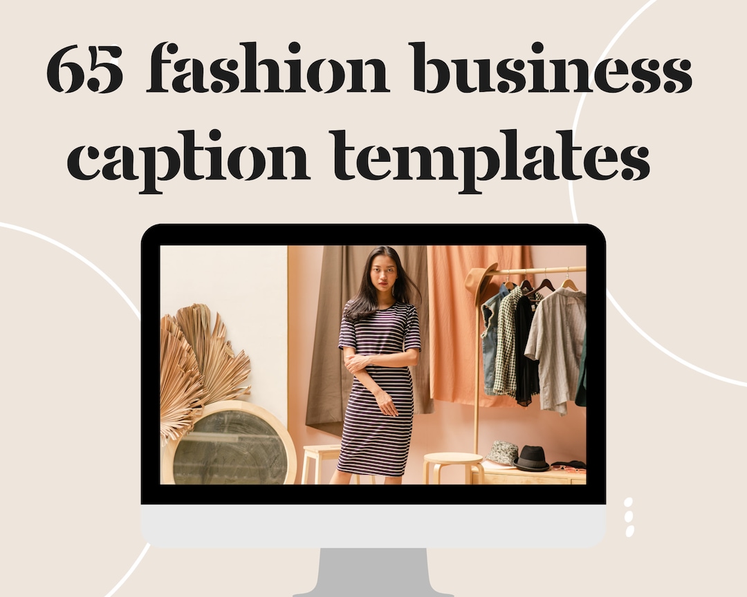 Fashion Boutique Captions 2026.65 Fashion Business Instagram Captions, Product-based Content Template ...