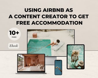 Mit Airbnb erhalten Sie kostenlose Unterkunft, Reiseblogger Influencer Ebook, Brand Collaboration Advice, Brand Deal, Brand Outreichweite