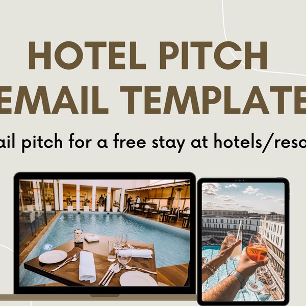 Hotel Pitch Email Template, Travel Blogger Influencer Starter Kit, Personal Branding, Brand Collaboration Advice, Brand Deal, Brand Outreach
