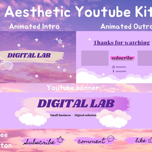 Custom Animated Youtube Intro Youtube Outro Youtube Banner - Etsy Custom Animated Youtube Intro Youtube Outro Youtube Banner - Etsy