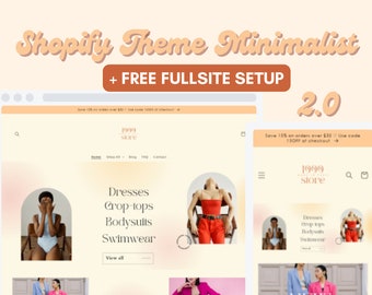 Minimalist Shopify Theme 2.0: Elegant E-Commerce Website Template