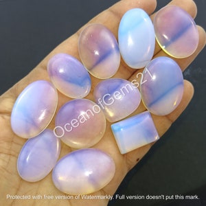 AAA Quality Opalite Gemstone Cabochon - Opalite Mixed Assorted lot - Milky - Opalite Jewelry-  - Multi Jewelry Making Stone - Loose Gemstone