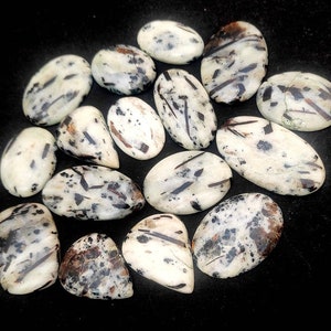 Natural Astrophyllite Cabochon Gemstones For Making Jewelry, Astrophyllite Stone for Jewelry, Astrophyllite Cabochon Loose Gemstone