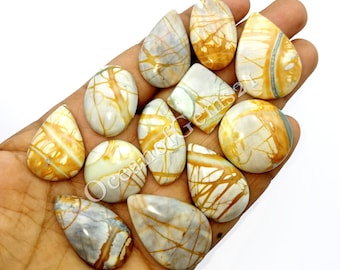 Natürliche Picasso Jaspis Edelstein Cabochon - Picasso Jaspis - Jaspis Stein - Jaspis Cabochon - Multi Schmuckherstellung Stein - Lose Edelstein viel