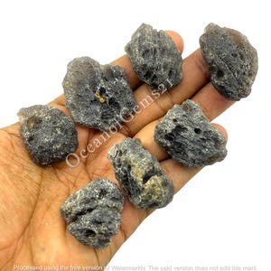 Natural Black Tektite Gemstone, Black Indochinite - Black Tektite Gemstone - Multi Jewelry Making Stone - Raw Tektite, Cabochon Gemstone Lot