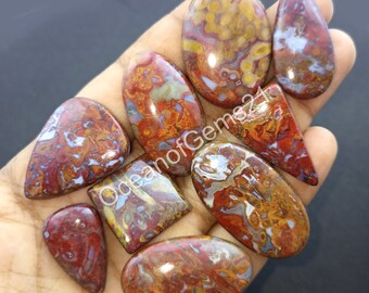 100% Natural Moroccan Seam Agate Gemstone For Making Jewelry, Seam Agate cabochon, agate Gemstone, Cabochon gemstone lot, Loose Gemstone Lot