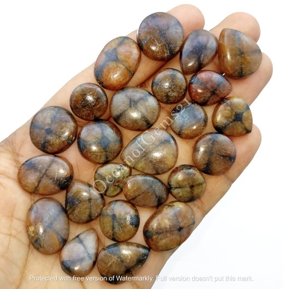 Chiastolite - Cabochon Chiastolite - Cabochon