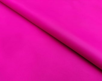 Neonpaarse leren lakens, warm fuchsiaroze echte Italiaanse stukken voor oorbellen en sieraden
