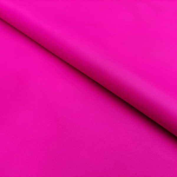 Neon purple leather sheets, hot fuchsia pink genuine italian pieces for jewelry crafts, magenta leather for earrings