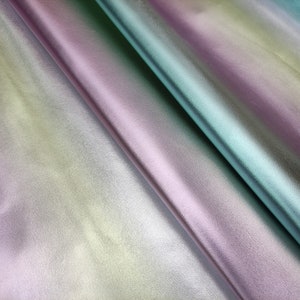 Silver pastel rainbow genuine italian sheep hides, metallic leather fabric supplies for earrings, pieces for jewelry crafts