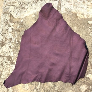 Pelle di canguro color bronzo metallizzato, conciata al vegetale, pelle pieno fiore morbida e resistente, materiale per bricolage, spessore 1-1,2 mm
