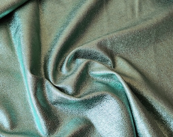 Türkis metallic weiche echte Leder Blätter, hellblaue Luxus italienische Stücke zum Basteln, diy Zubehör für Ohrringe