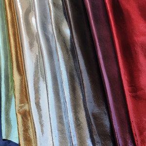 Metallic Schlange texturierte Känguru-Stücke, weiche italienische Luxushäute, dünne Lederzubehör für das Handwerk