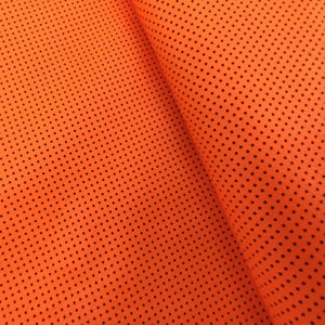 Pelli di canguro perforate arancioni, vera pelle italiana pieno fiore di prima qualità, morbida e resistente, materiali artigianali, spessore 0,7-1 mm