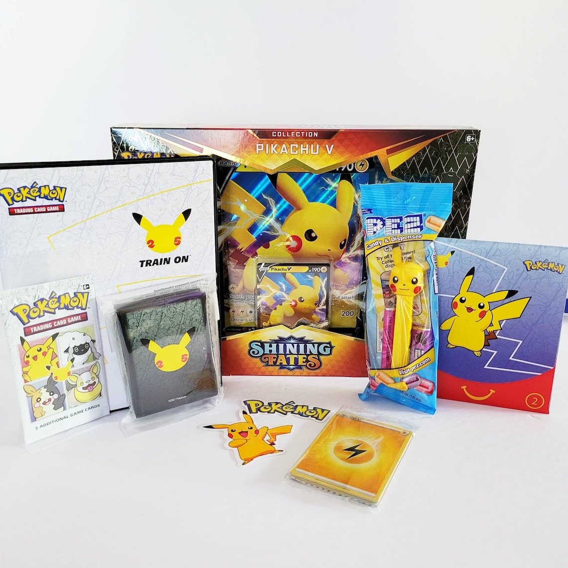 Pokemon Gift Box Pikachu 25th Anniversary Collection Theme Etsy