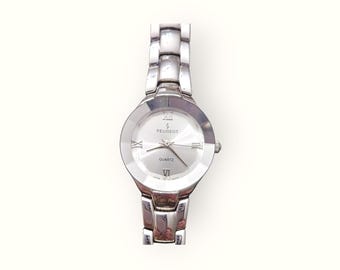 Peugeot Stainless Steel Quartz Watch (Japan Movement)