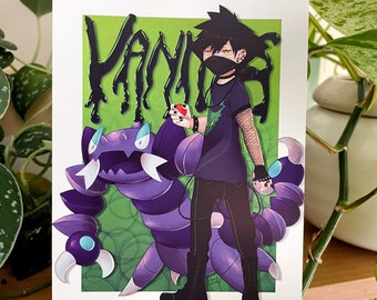 Kingdom Hearts x Pokémon Vanitas Print