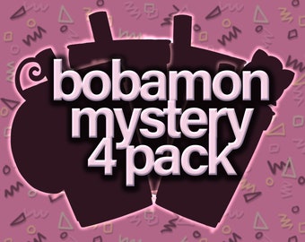 Bobamon Sticker Mystery 4 Pack