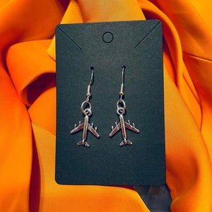 737 Airplane Earrings