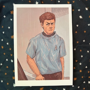 Doctor 'Bones' McCoy Digital Print | 300gsm Recycled Card | A5 Size