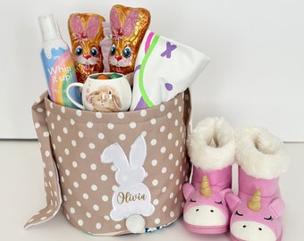 ORDERS CLISE TODAY 17th Easter Gift, Personalised Easter Bunny Bag, Easter basket, Bunny Ears, Kids Easter Gift