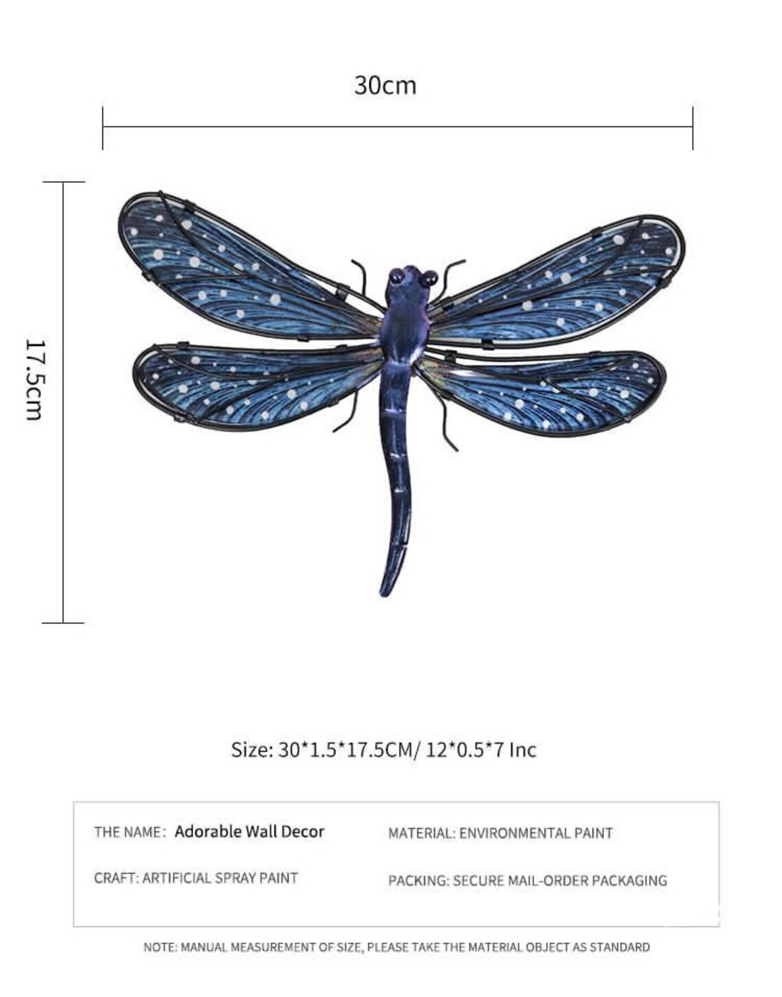 Dragonfly wall art for garden yard home house decoration | Etsy