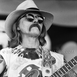 Allman Brothers Dickey Betts Vintage Photo: Archival Print, 1991 Jazz Fest New Orleans LA