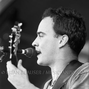 Dave Matthews Vintage Photo: Archival Print, 1996 Jazz Fest Concert New Orleans LA