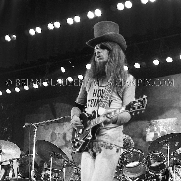 LEON RUSSELL 1970 Photo 8.5x11 - 13x19 Contemporary Print of Vintage 35mm Negative Los Angeles CA Santa Monica Civic Auditorium Rock Concert