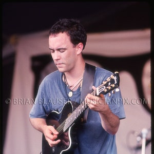 Dave Matthews Vintage Photo: Archival Print, 1996 Jazz Fest New Orleans LA