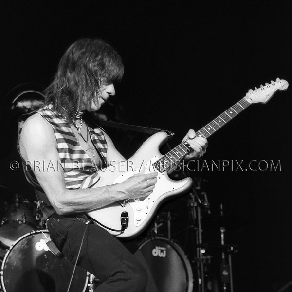 JEFF BECK 1995 Photo 8.5x11 - 13x19 Contemporary Print of Vintage 35mm Negative Columbus Ohio Live Rock Music Concert Photography Yardbirds