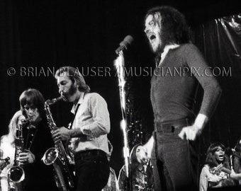 Foto antigua de Joe Cocker: Impresión de archivo de 1970 Mad Dogs Englishmen Tour Santa Mónica, CA