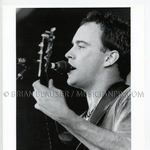 Dave Matthews Vintage Photo: Silver Gelatin Print, 1996 Jazz Fest New Orleans LA