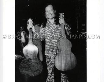 Foto d'epoca di David Lindley: stampa alla gelatina d'argento del 1993, Mountain Stage Charleston WV