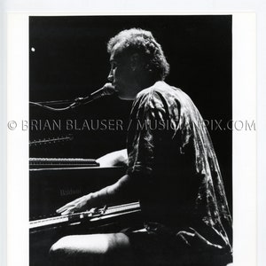 Bruce Hornsby Vintage Photo: Silver Gelatin Print, 1993 Mountain Stage Charleston WV