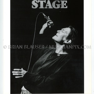 kd Lang Vintage Photo: Silver Gelatin Print, 1996 Mountain Stage Charleston WV