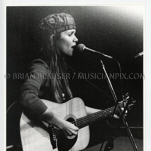 Mare Winningham Vintage Photo: Silver Gelatin Print, 1995 Mountain Stage Charleston WV