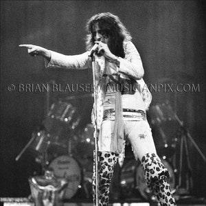 ALICE COOPER 1973 Photo 8.5x11 - 13x19 Contemporary Print of Vintage 35mm Photograph 70s Godfather of Shock Rock Concert Photo Schools Out