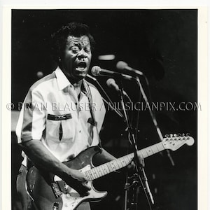 Earl King Vintage Photo: Silver Gelatin Print, 1994 Mountain Stage Charleston WV