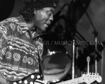 Buddy Guy Vintage Photo: Archival Print, 1996 Newport Music Hall Columbus OH