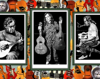David Lindley Vintage Photo: 13x19 Archival Art Print