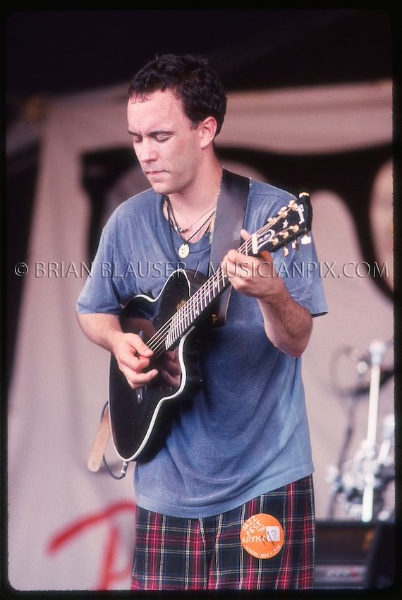 Dave Matthews Vintage Photo: Archival Print, 1996 Jazz Fest New