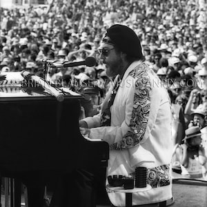 Dr John Vintage Photo: Archival Print, 1990 Jazz Fest New Orleans LA