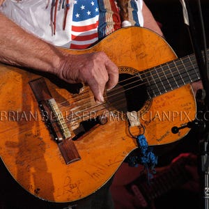 Willie Nelson Vintage Photo: Archival Print, 2004 Haddad Riverfront Park Charleston WV